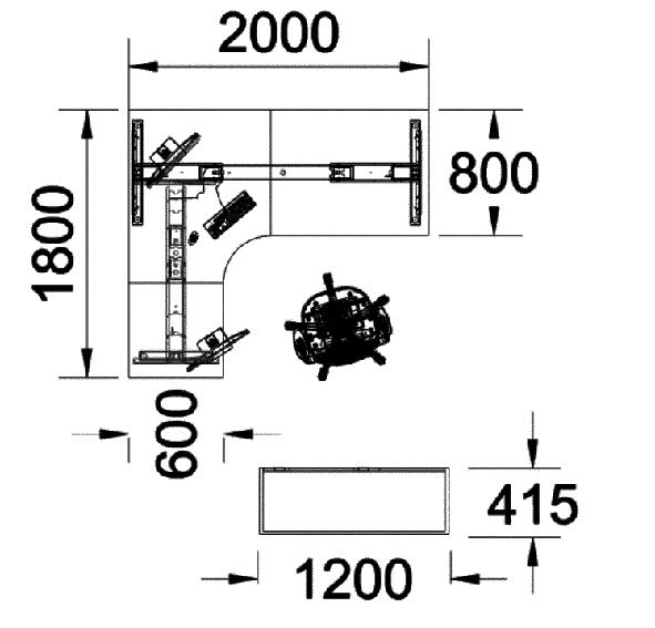 Möbelpaket AllOffice Premium Bord+Förvaring+Stol 70720003_5