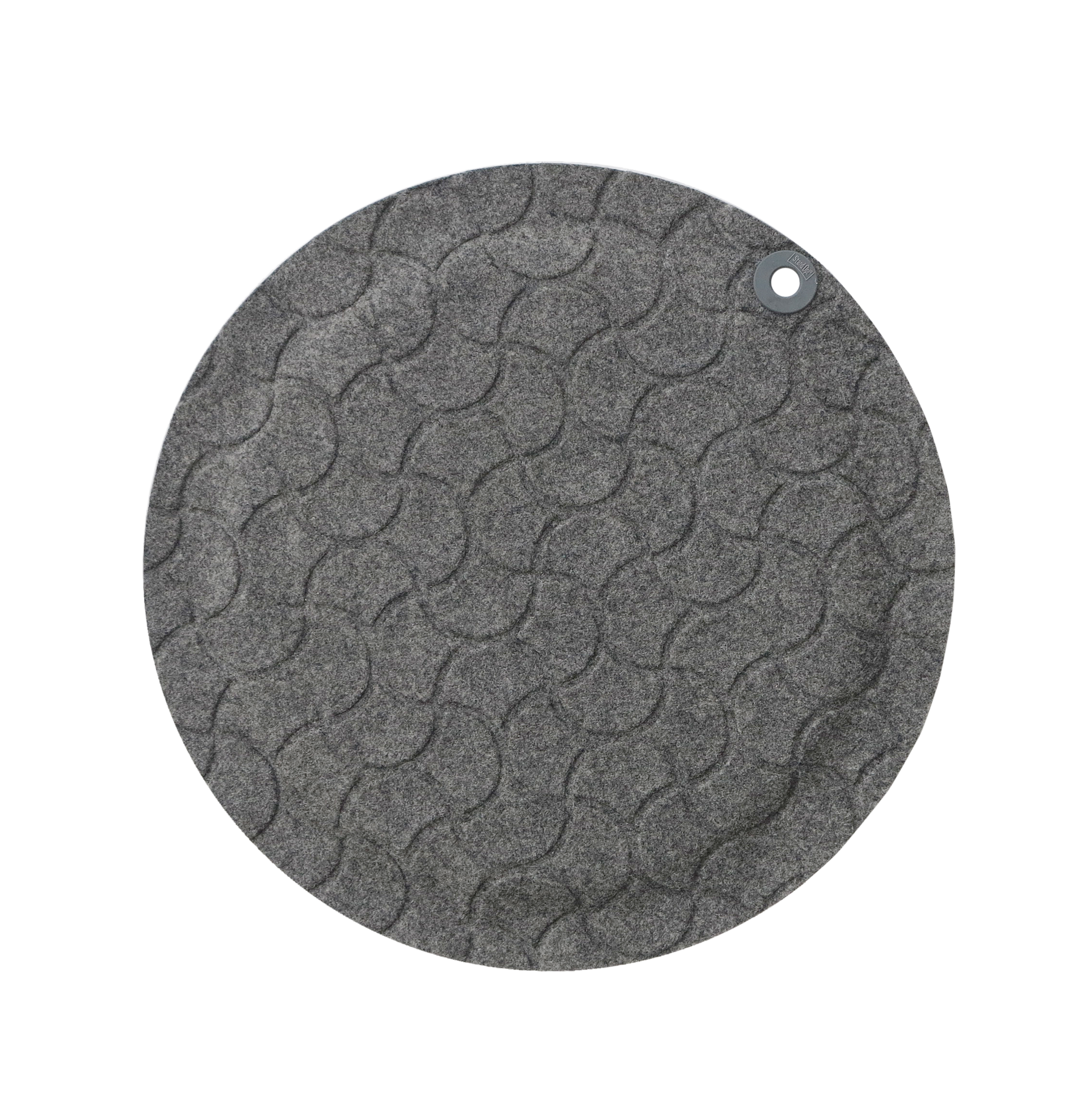 Arbetsplatsmatta Matting StandUp Rund grå Ø56cm 71100140