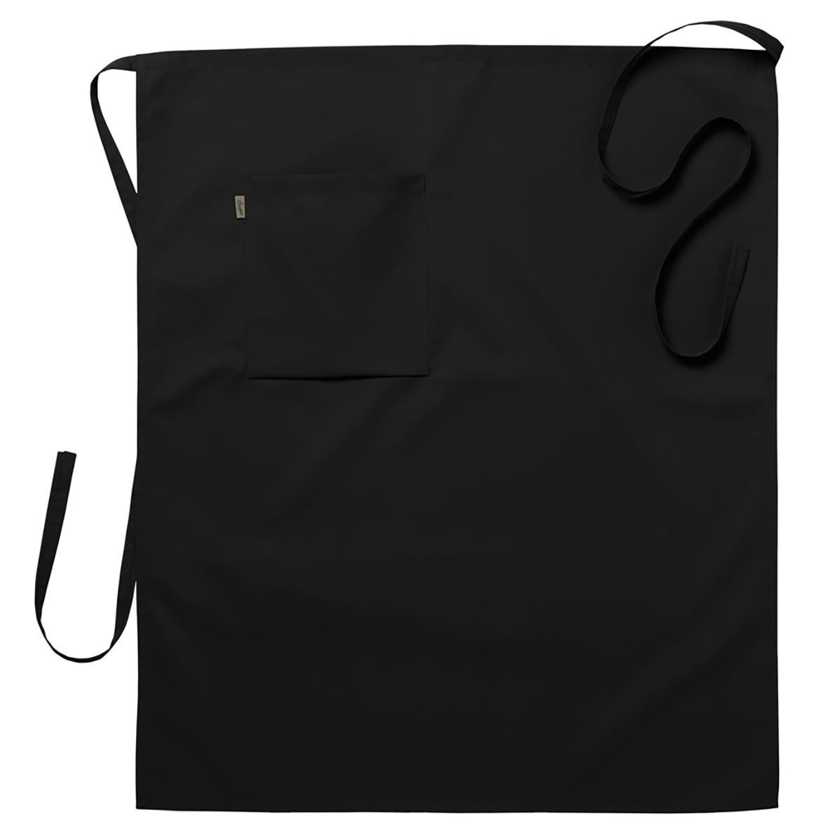 Förkläde midje svart 75x85cm 73110031
