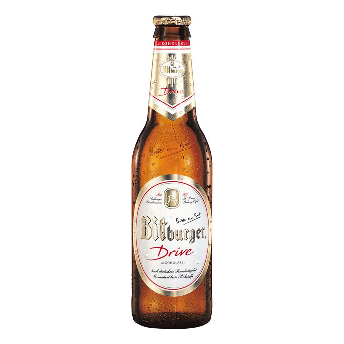 Öl Bitburger Drive Alkoholfri 0,0% flaska 33 cl 74030083