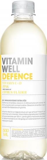 Energidryck Vitamin Well Defence PET 33cl inkl pant 74030094