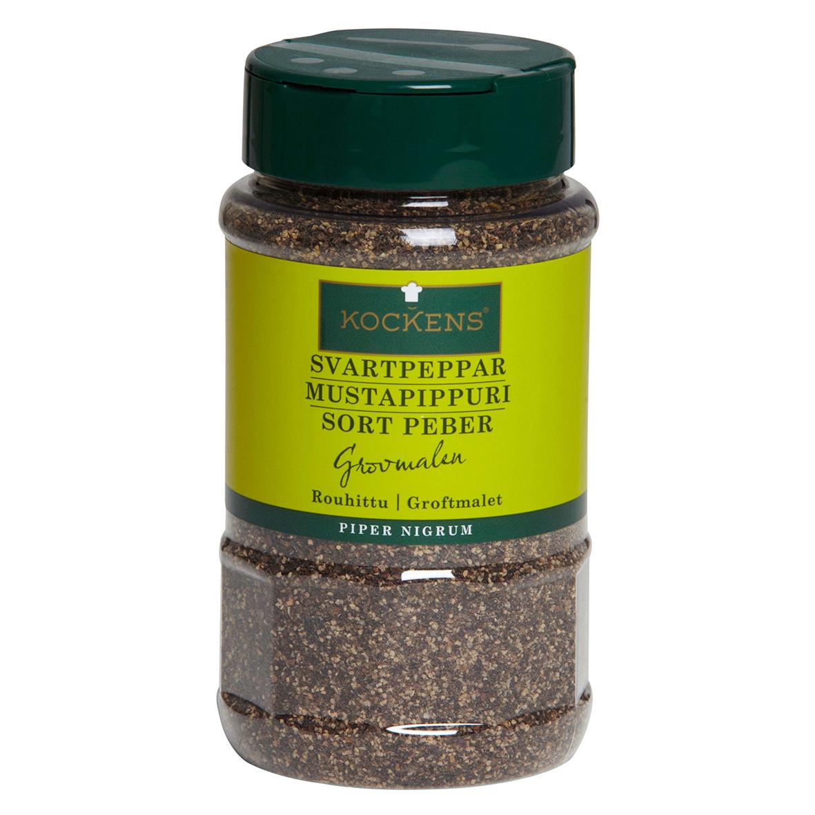 Svartpeppar Kockens plastburk 255g 74040011