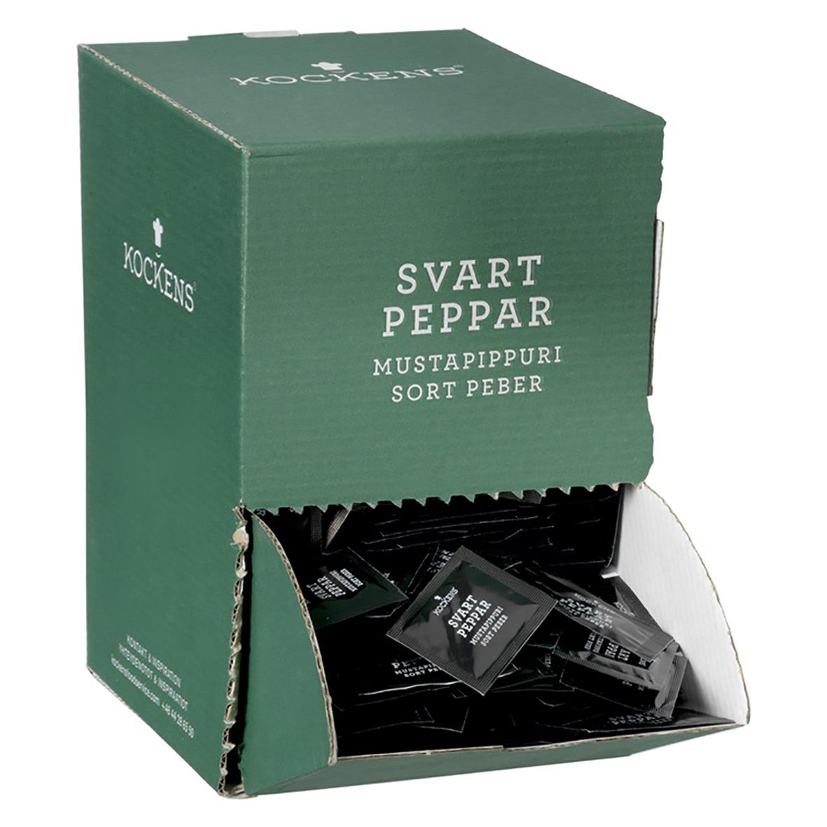 Svartpeppar Kockens portions 74040013