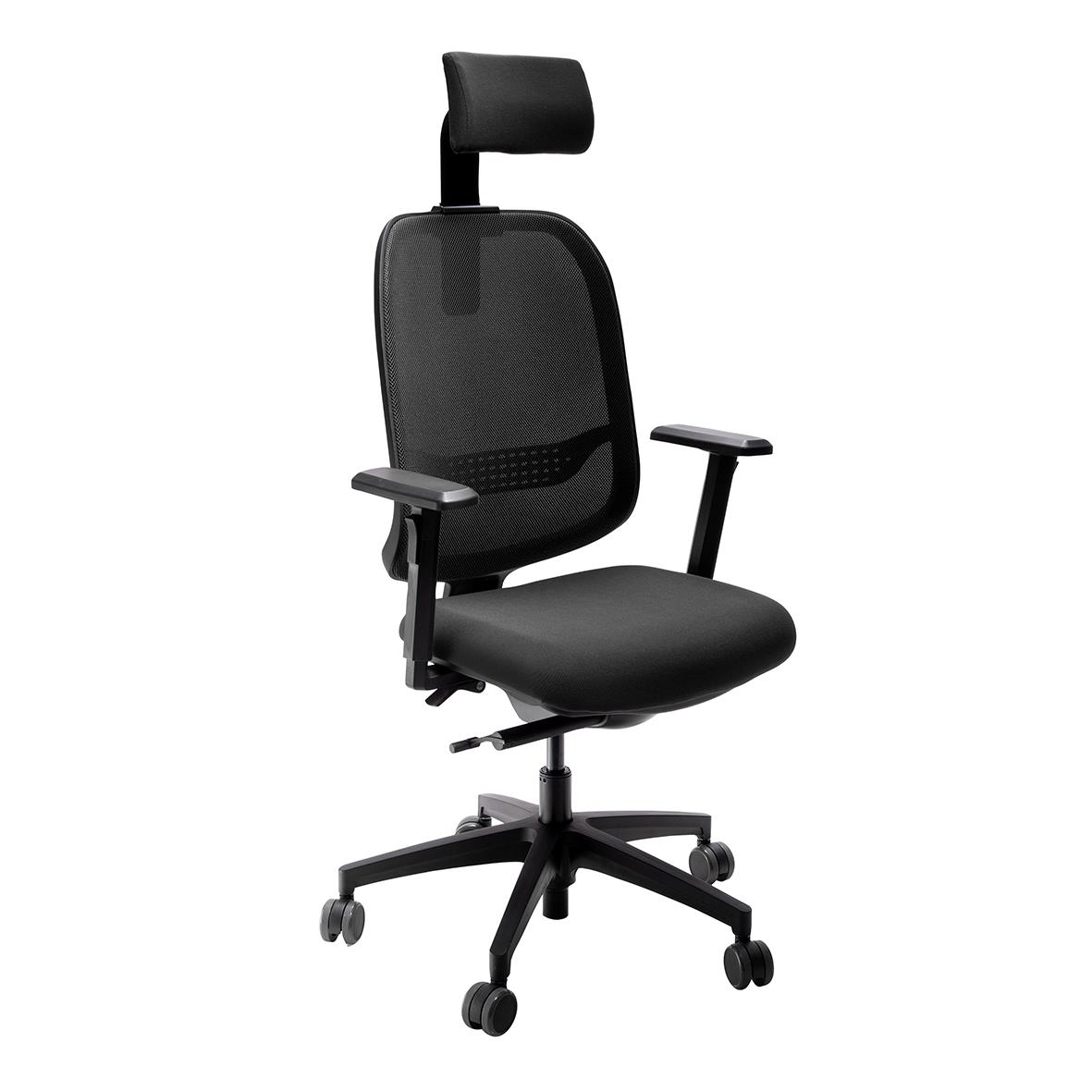 Kontorsstol Officeline Mesh Svart 76010385
