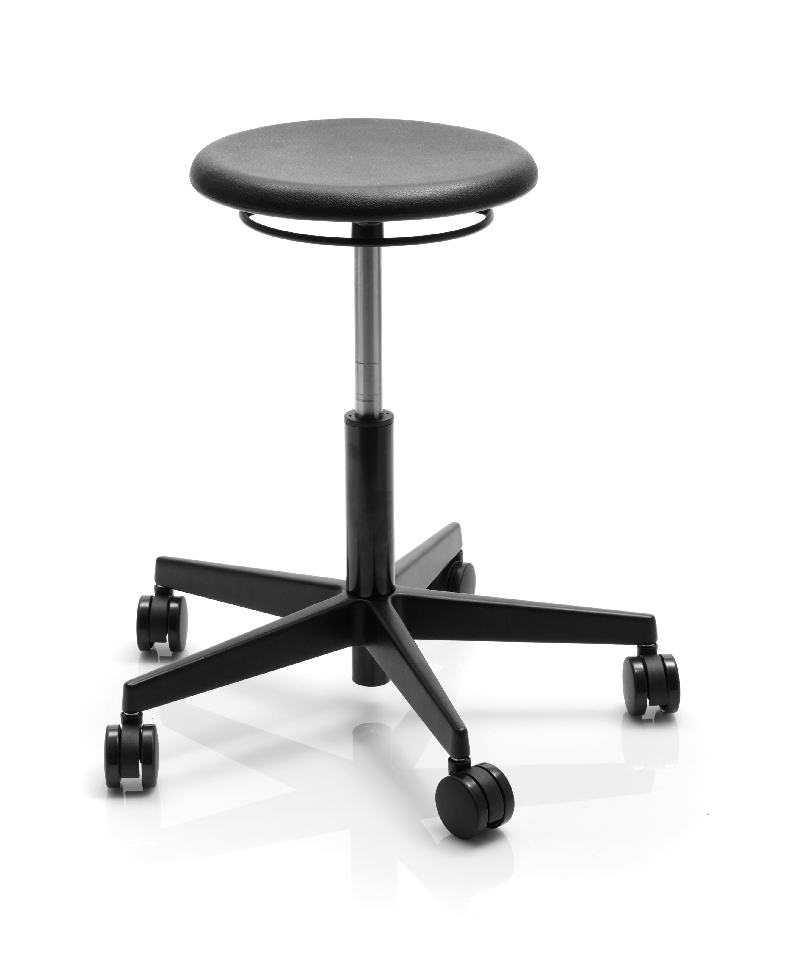 Sadelstol Officeline Spin Kryss PU Svart 76080014