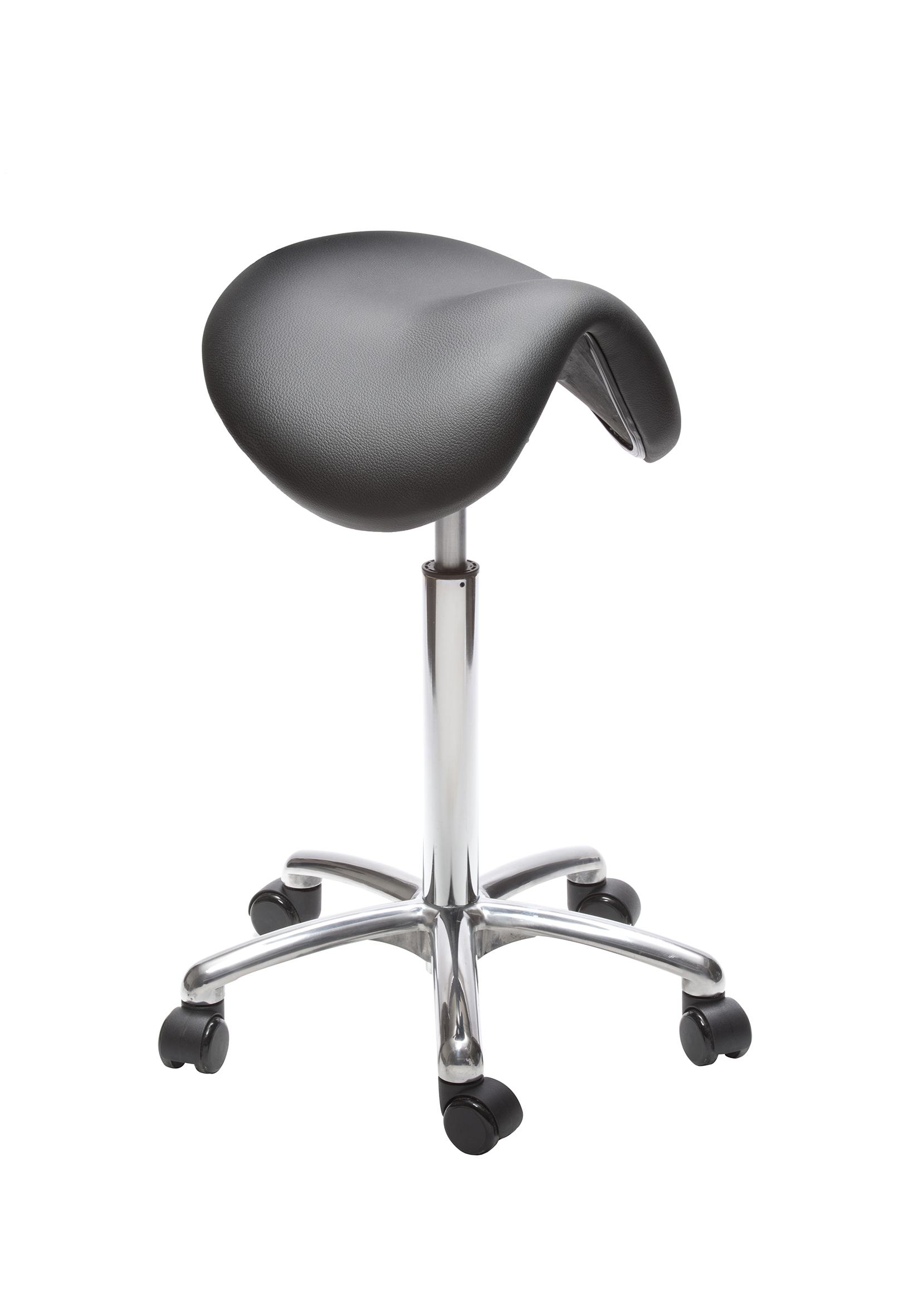 Sadelstol Officeline Polo M Aktiv konstläder Svart 76080165