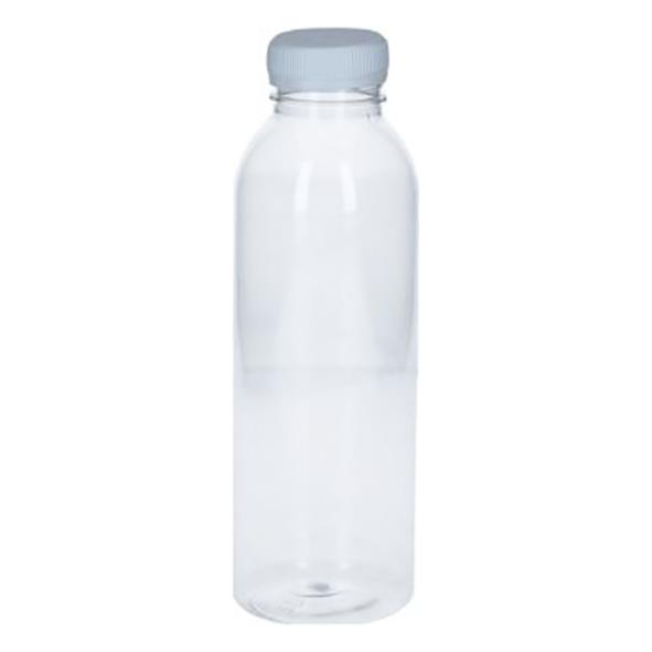Pet-Flaska med kork transparent 250 ml 79120000