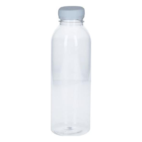 Pet-Flaska med kork transparent 250 ml 79120000