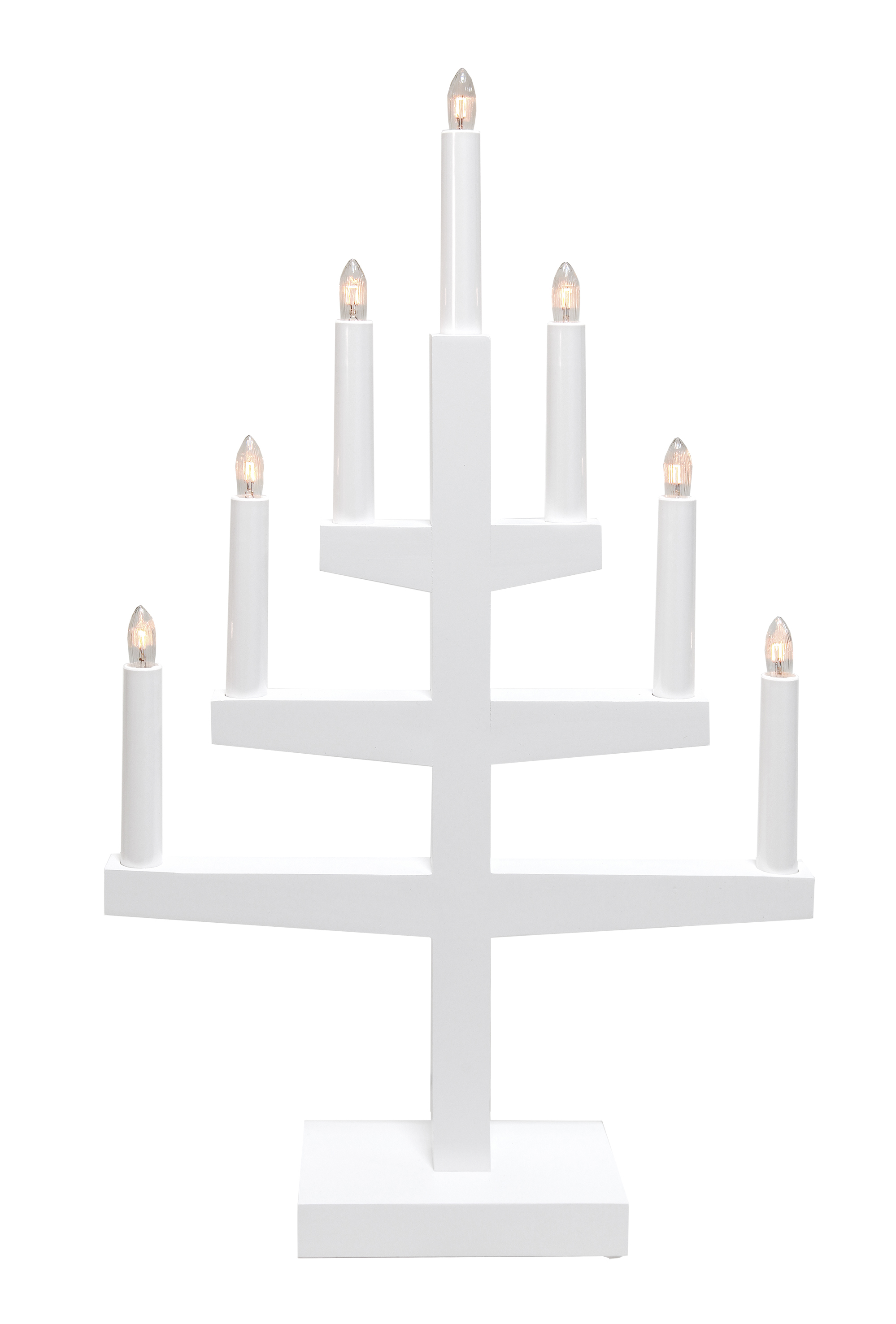 Ljusstake Trapp 7-armad Vit 33,5x53,5cm 83100412_1
