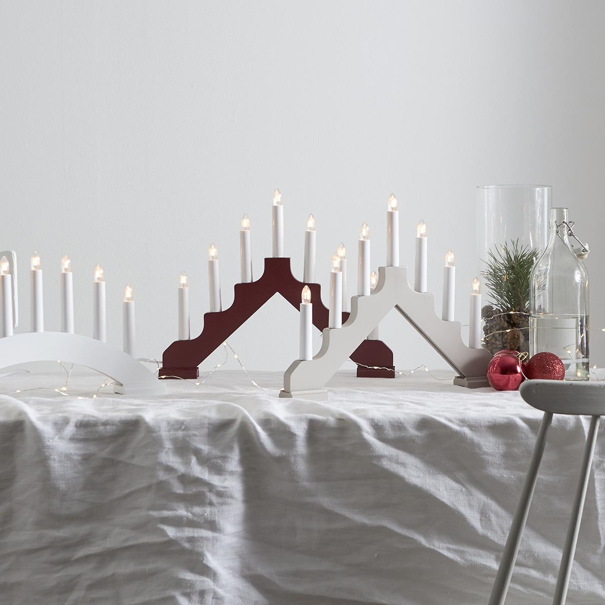 Ljusstake Ada 7 ljus vit 37,5x30cm 83100648_2