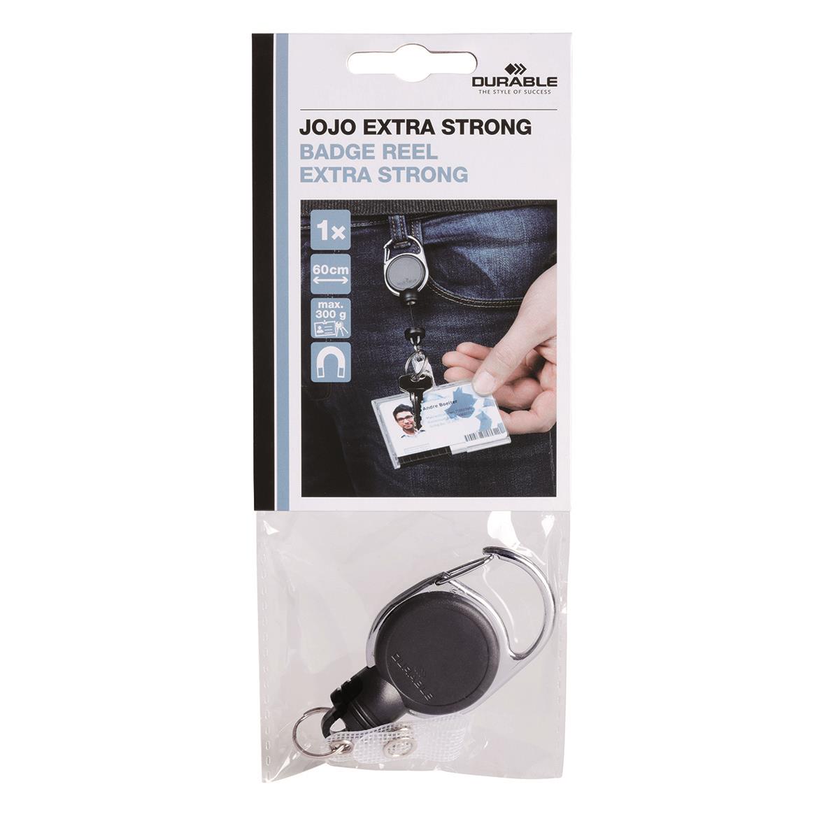 Korthållare Durable Jojo Strong 8329 Svart (Singelpack) 84020004_3