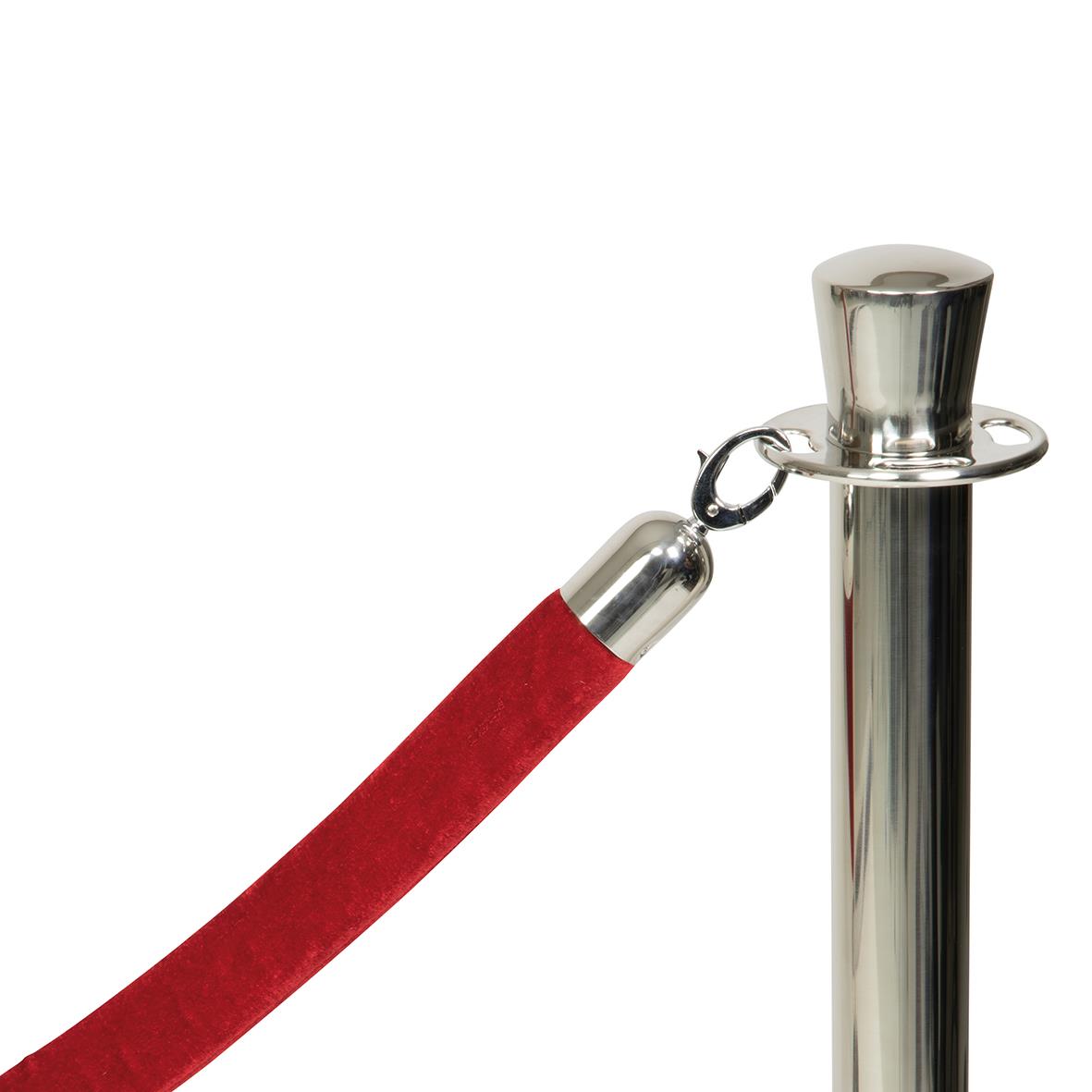 Avspärrningsrep Securit Sammet Röd 150cm 85011780_2