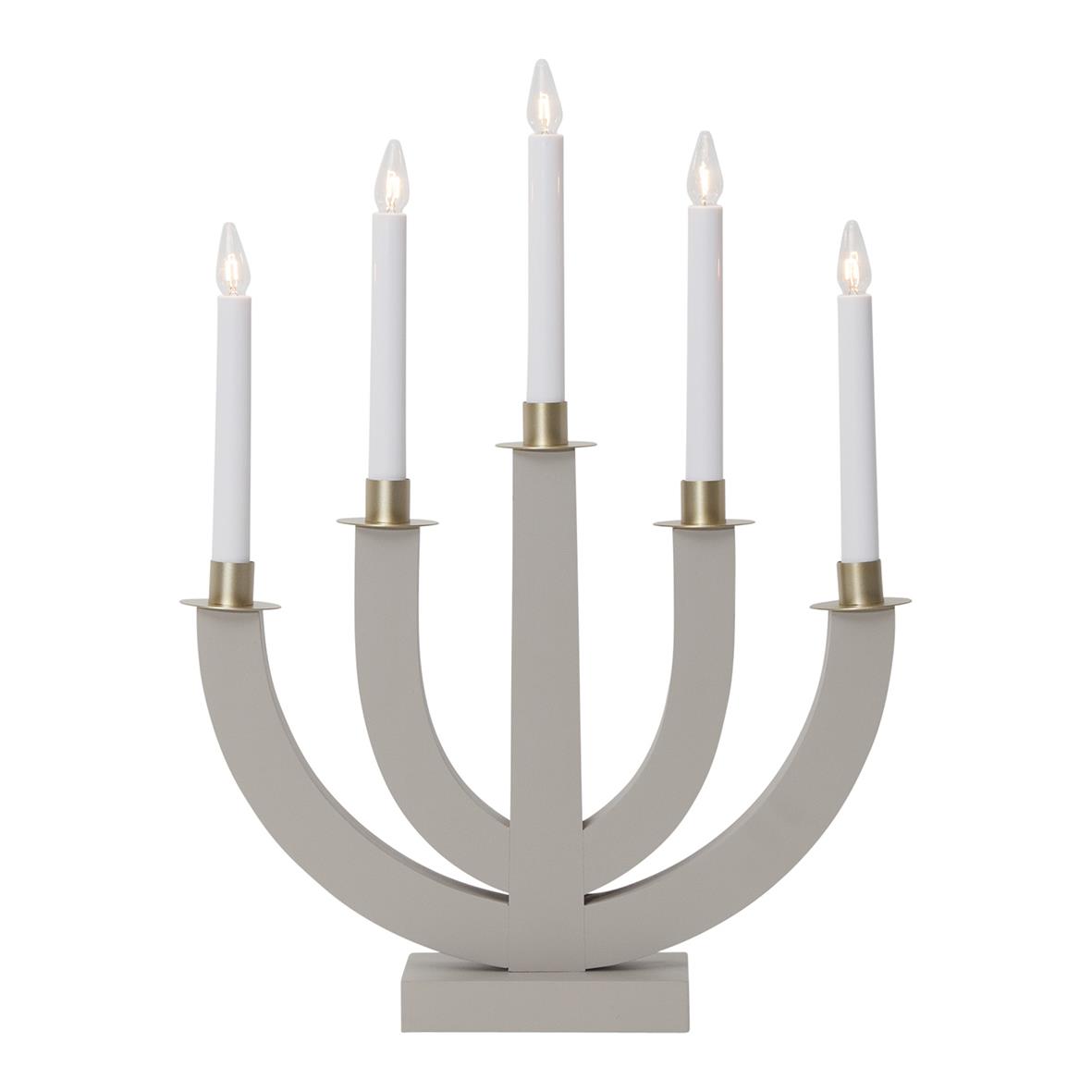 Ljusstake Eli 5 ljus beige 37x47cm 88010980_1