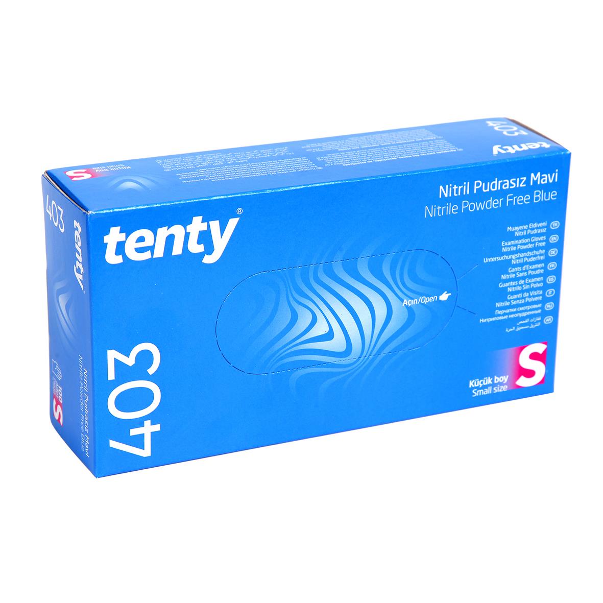 Engångshandske Tenty Nitril Puderfri stl S 94100739_1