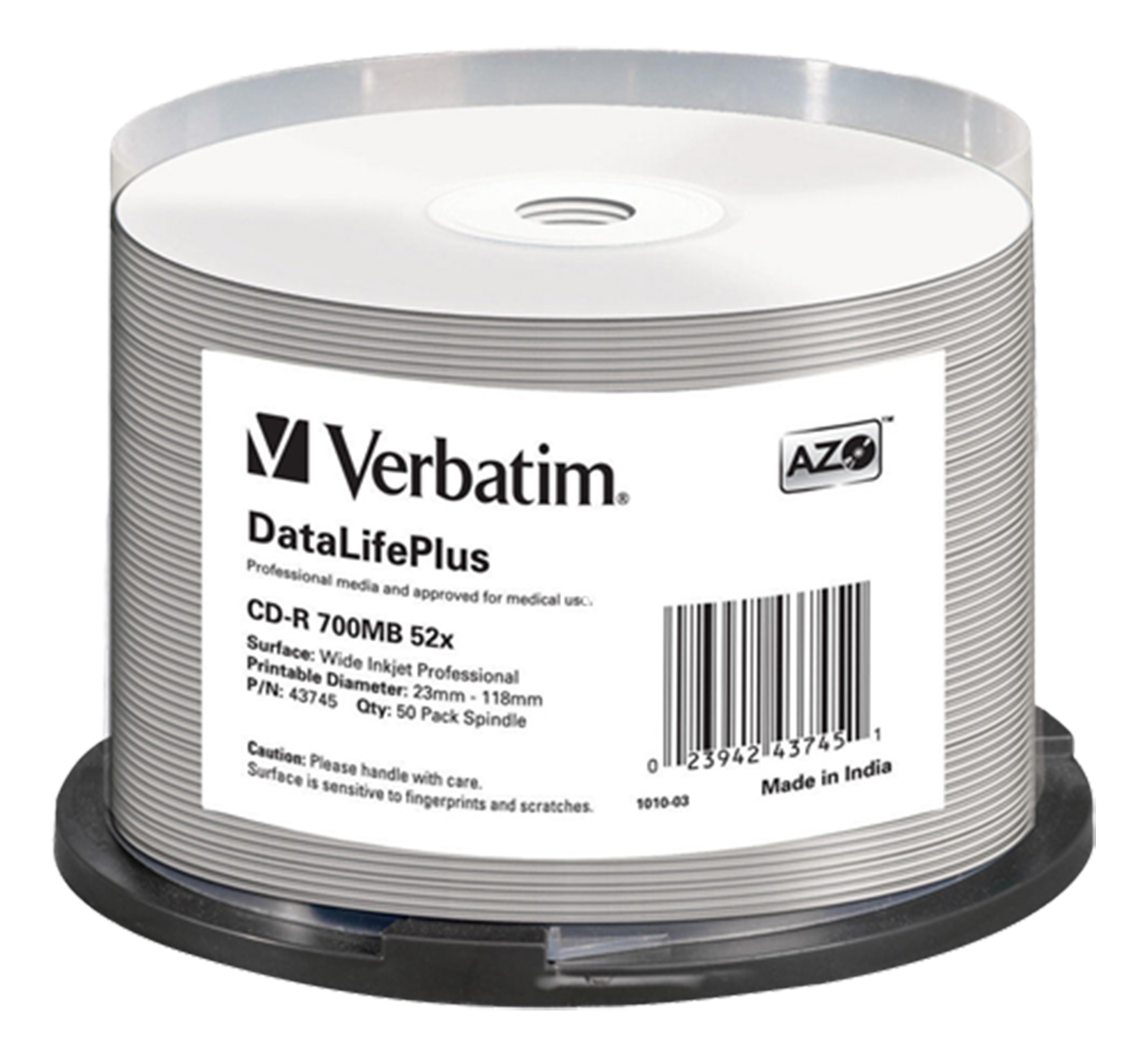 CD-R skiva Maxell Printable vit CakeBox 80min 99323318