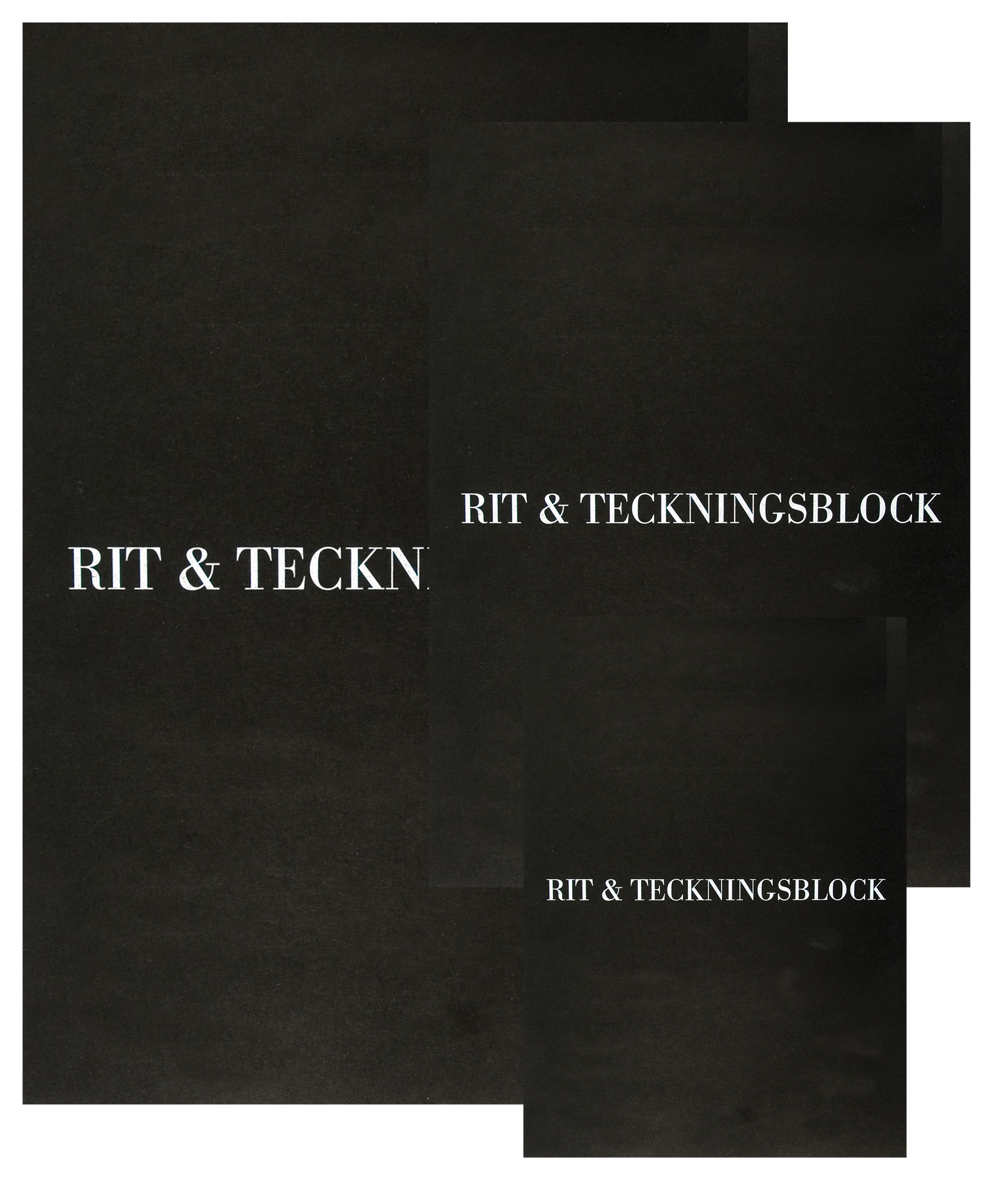 Rit- & Teckningsblock A5 115g 50 blad olinjerat 10120032_2