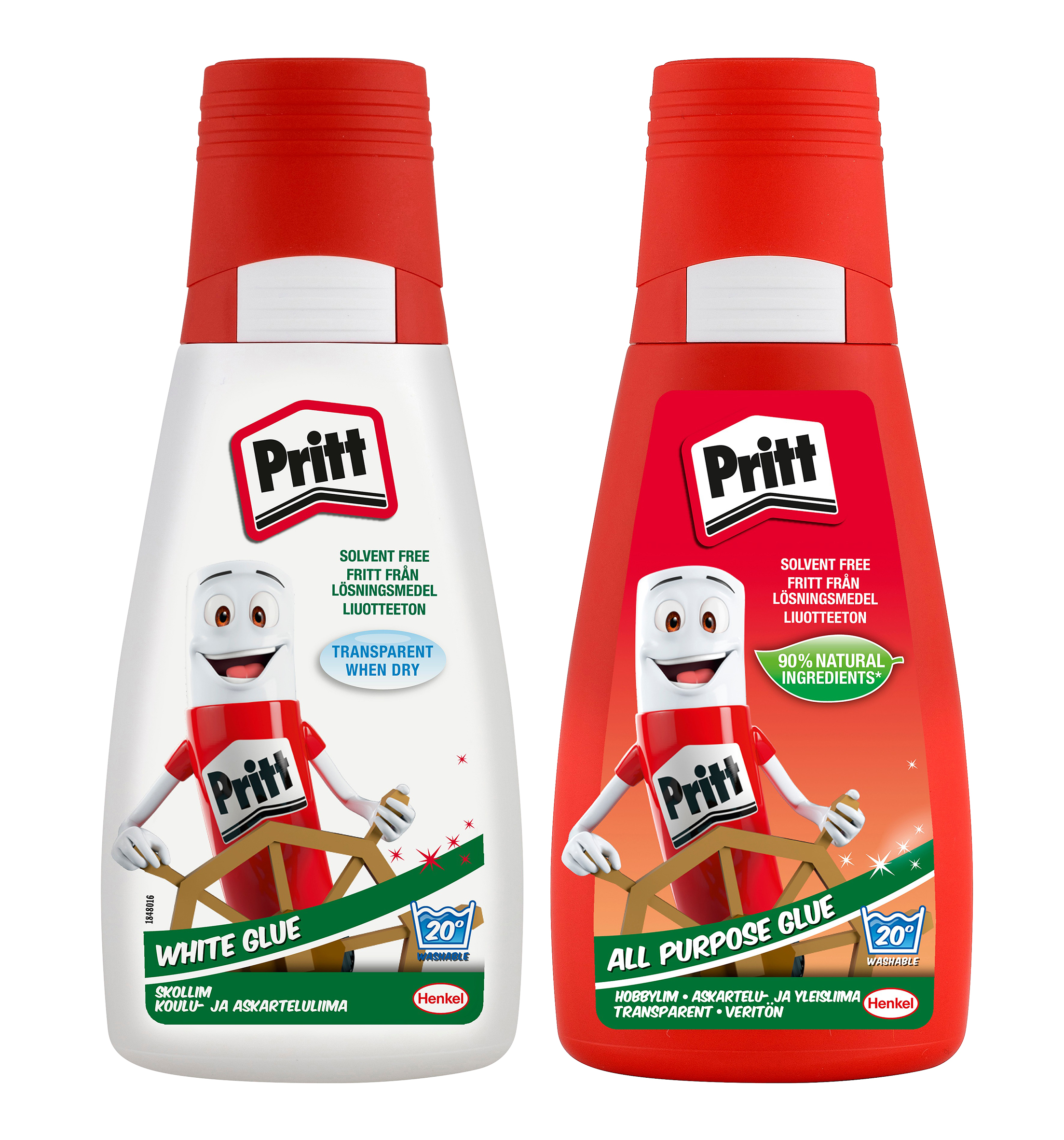 Hobbylim Pritt Hobby röd transp 100g 12080126_2