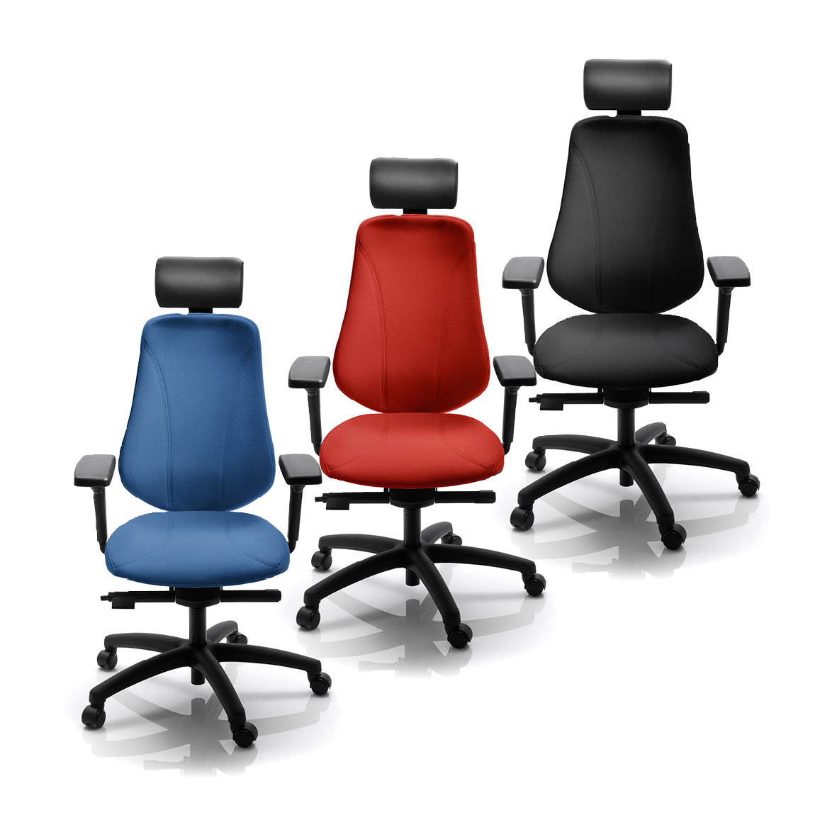 Kontorsstol Officeline Surf High Synkron Svart 76010056_2
