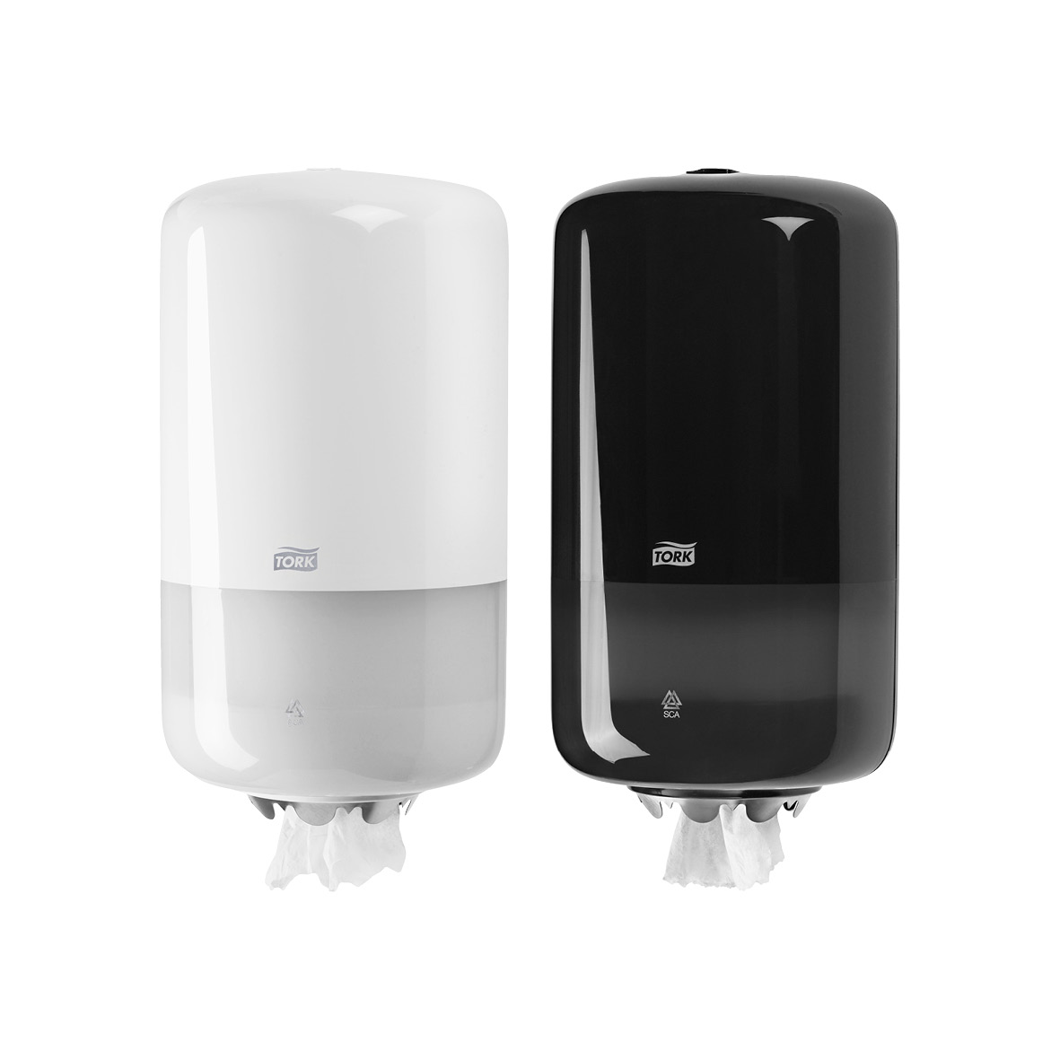 Handtorkhållare Tork Mini M1 centrummatad vit 50250026_2