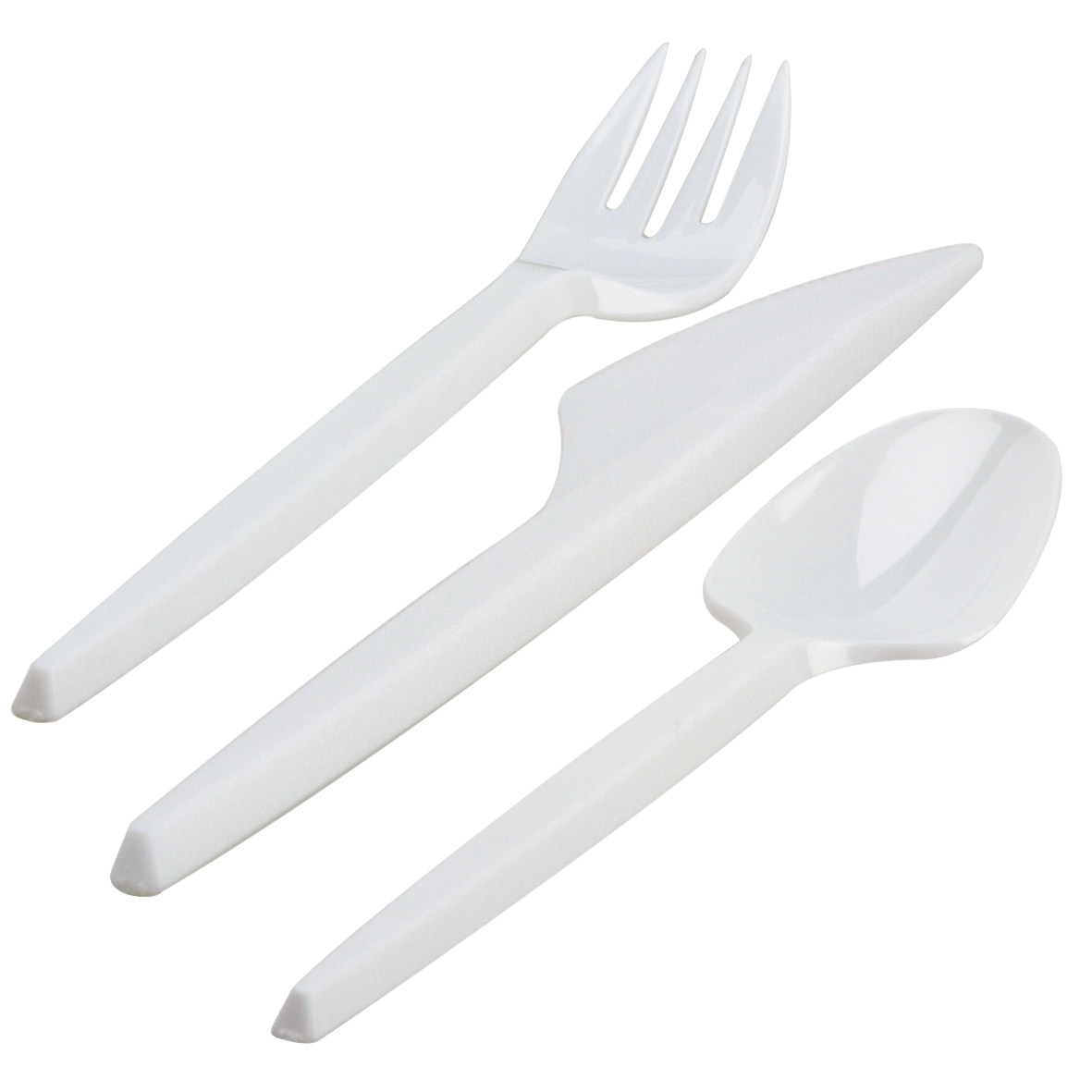 Engångsbestick Duni Kniv ekonomi plast vit 61010013_2
