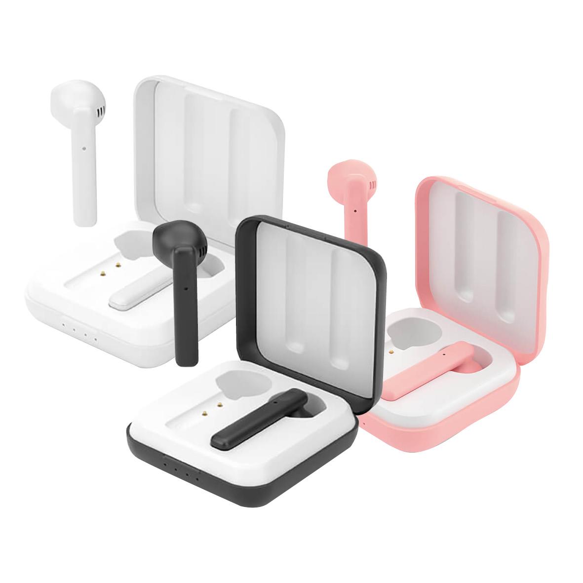Hörlurar Ledwood trådlös in-ear rosa 34044315_8