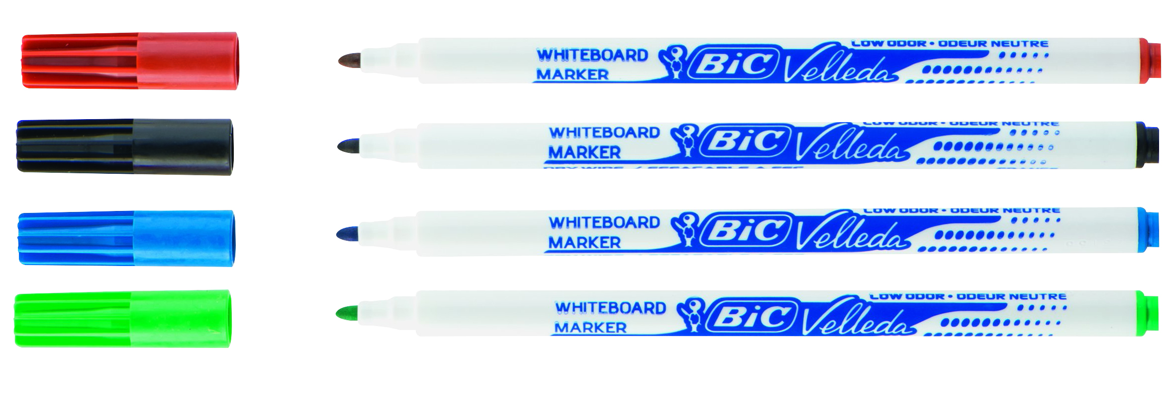 Whiteboardpenna Bic Velleda Fine 4 färger 1,6mm 13130001_5