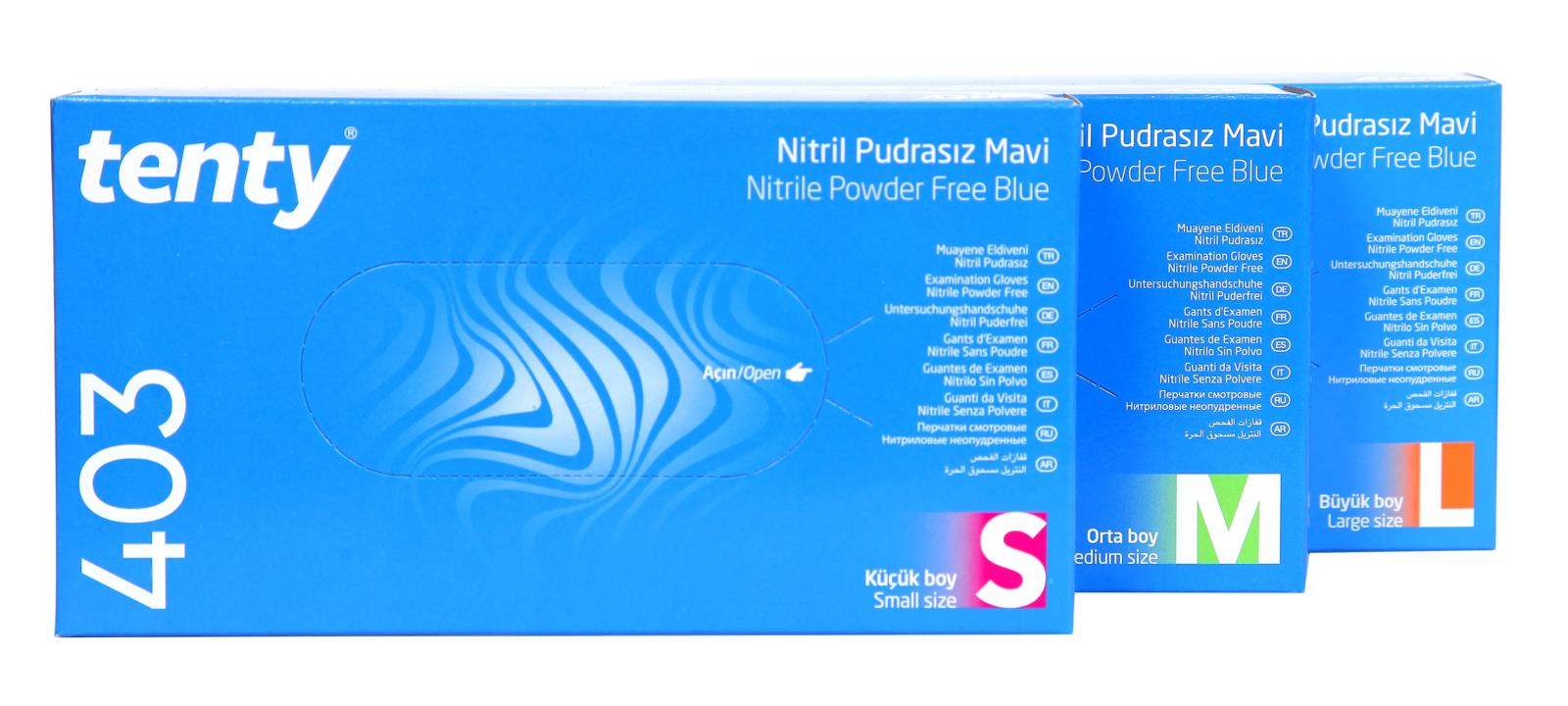 Engångshandske Tenty Nitril Puderfri stl S 94100739_3
