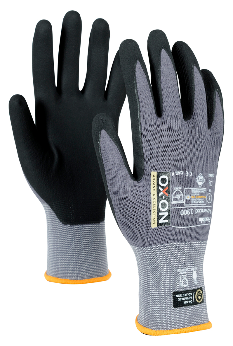 Montagehandske OX-ON 1900 Flexible advance doppad 6 94200864_2